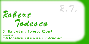 robert todesco business card